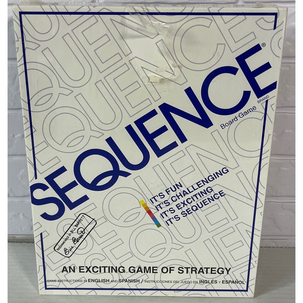 Jax Sequence Board Game Unisex OS White Strategy Card Game 8002 New